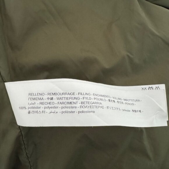 Orange Quilted Bomber Jacket - Picture 3 of 4